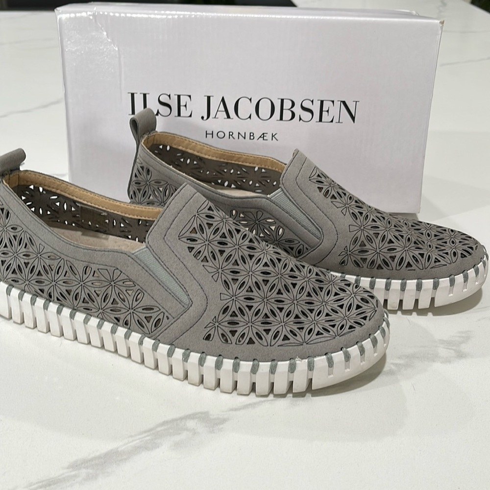 Ilse Jacobsen grey slip-on